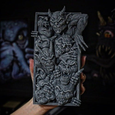 Bücherregaldekoration | Fantasy-Horror Werwolf | Bücherregaleinsatz & Blickfang