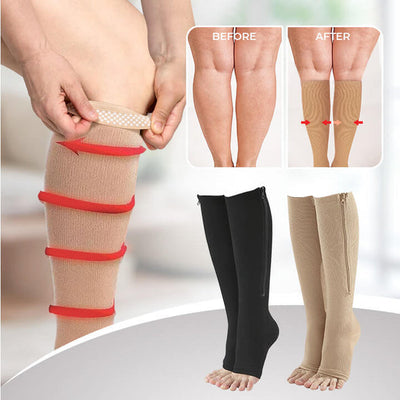 ZipFitUnterstützung™ Komfort-Strumpfhose mit Reißverschluss