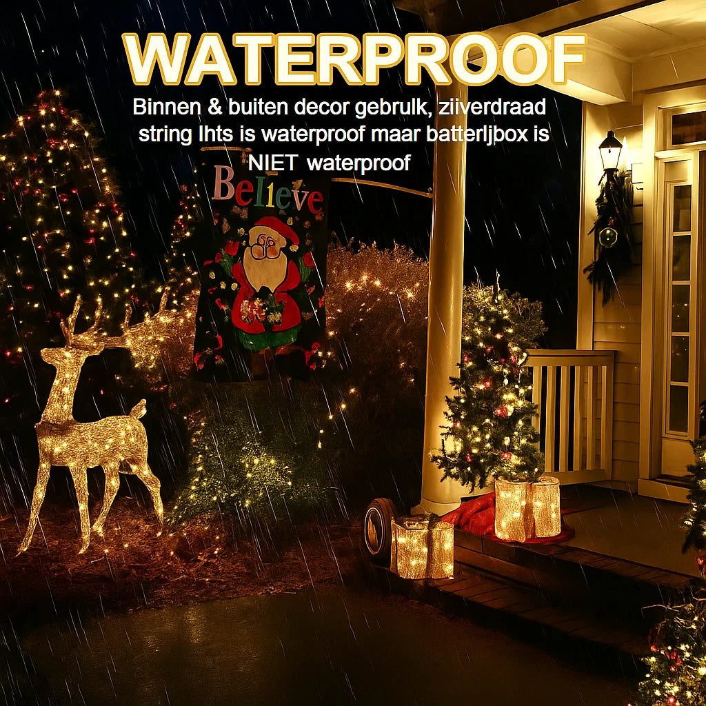 LED Kupfer Draht Dekorationsbeleuchtung – Warmer, Magischer Schein für Zuhause & Garten (9 m)