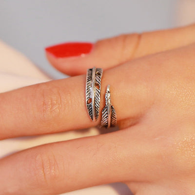 Damen Ring im Vintage-Chic | Katzen Knuckelring im Tiermotiv | Modischer Unisex Schmuck aus Zinklegierung | Party & Alltag