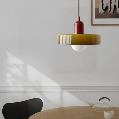 KristallLicht™ Metall-Glas-Pendelleuchte