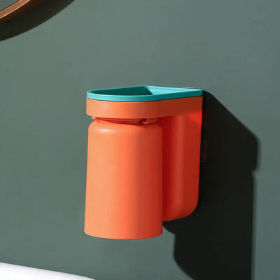 Zahnbürstenhalter selbstklebend | ABS-Kunststoff | Mit Tropfsystem | Ohne Bohren