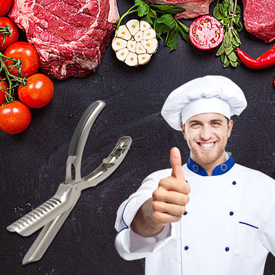 Rippenhaut Entferner Werkzeug | Edelstahl | Für Schweine- & Rinderippen | BBQ & Küche