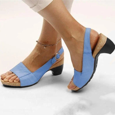 Bequeme elegante Schuhe mit niedrigem dicken Absatz (🔥KAUF 2 GRATIS VERSAND)