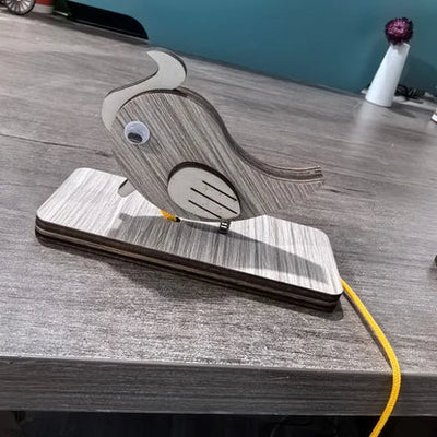 Specht Türklingel | Handgefertigtes Holzdesign | Nostalgisch & Kinderfreundlich