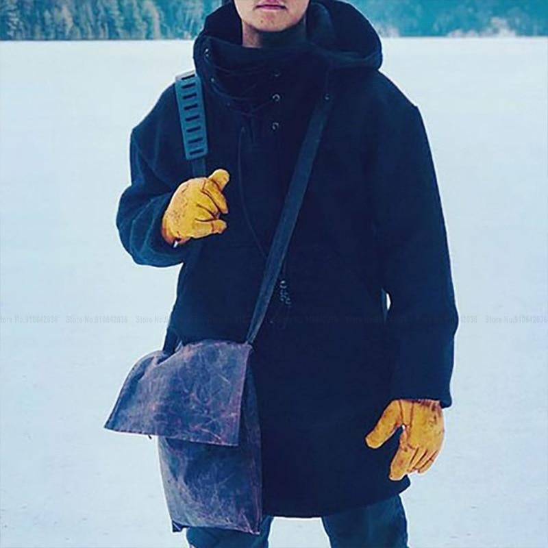 Herren Outdoor-Anorak | Winddicht & wasserabweisend | Robuste Wollmischung | Winterjacke für Outdoor