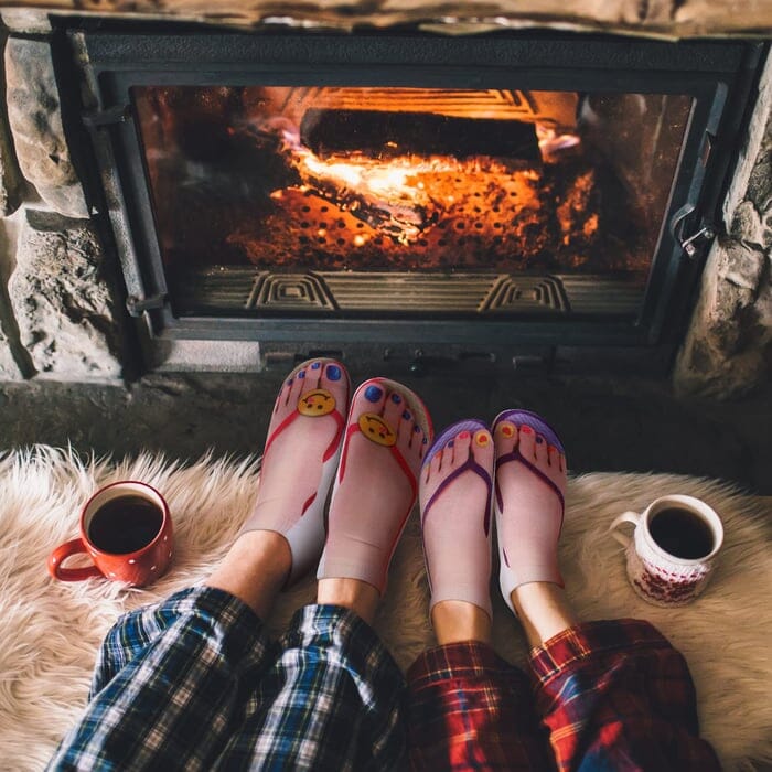 Damen Motivsocken | Maniküre-Print Design | Weiches Baumwollmischgewebe | Bequem & langlebig