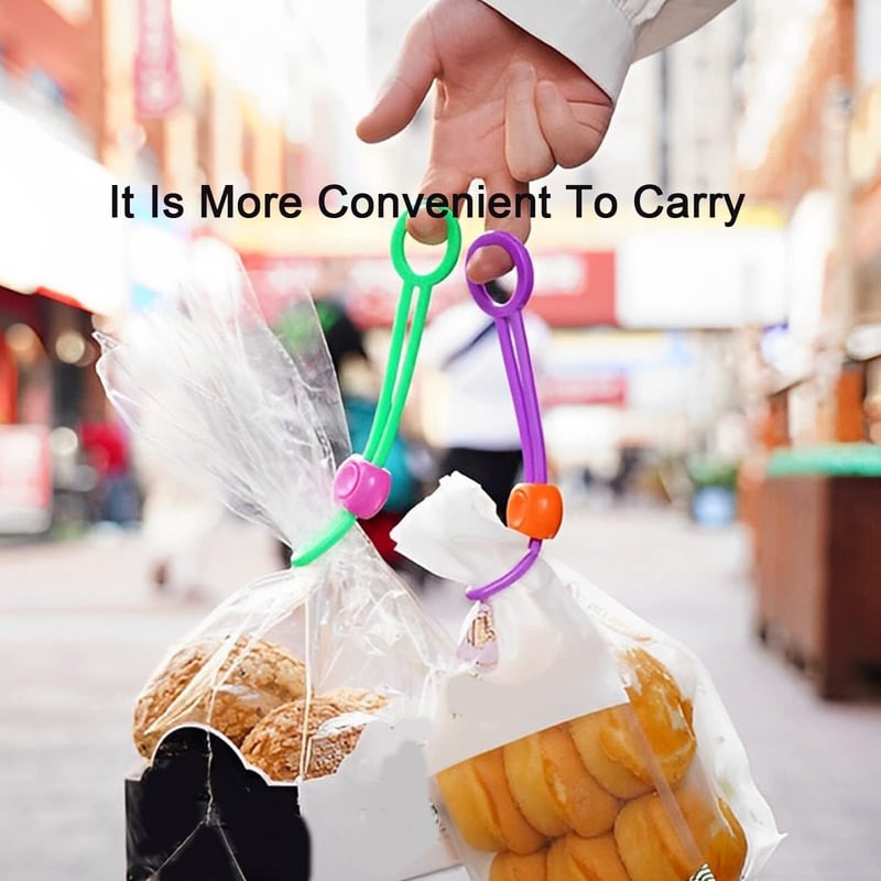 Mehrzweck-Beutelverschließer | Wiederverwendbarer Frischhalteclip | Luftdicht & Platzsparend