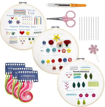 EinfacheStiche™ Kreuzstich-Stickerei-Set für Anfänger