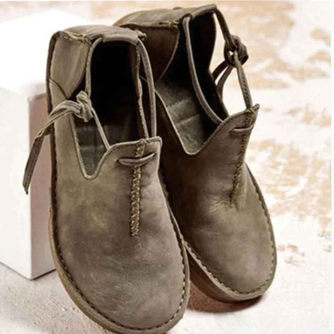 Damen Schuhe | Vintage Design | Flach & Bequem | Vielseitig Kombinierbar | Alltag