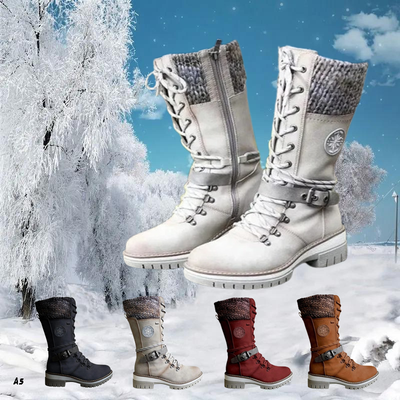 Luzie™ Wintertaugliche wasserdichte Knie-Schneestiefel