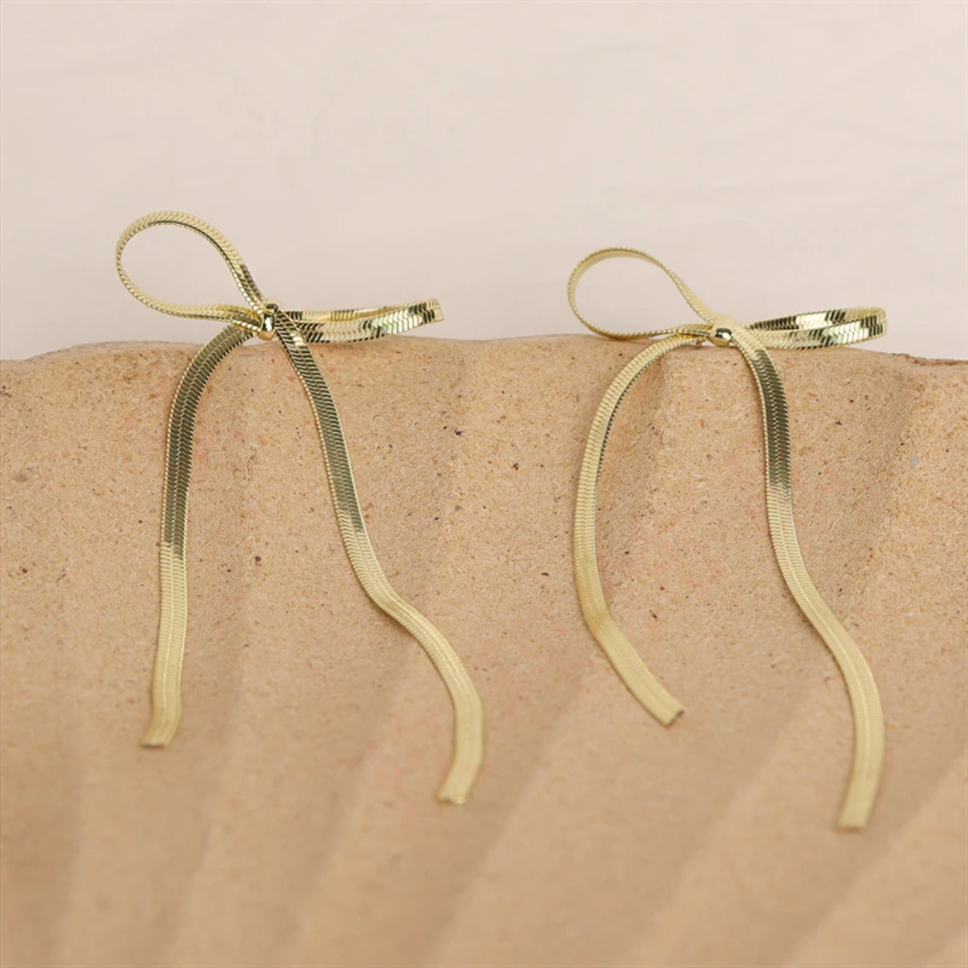Gisselle™ Elegante Kette Schleife Ohrring