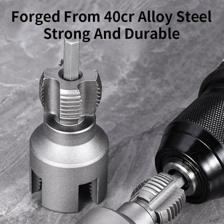 Rohrgewindeschneider | Innen- & Außengewinde | 40Cr Legierter Stahl | Für PVC & PPR Rohre