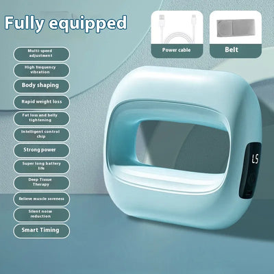 Faszien Massagegerät Ring | Freihändig mit Vibrationsmodi | USB-C Akku | Kompakt & Tragbar