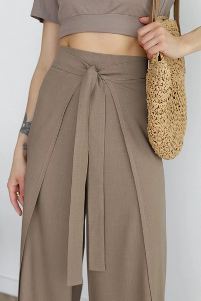 Greta™ Lose Leinenhosen