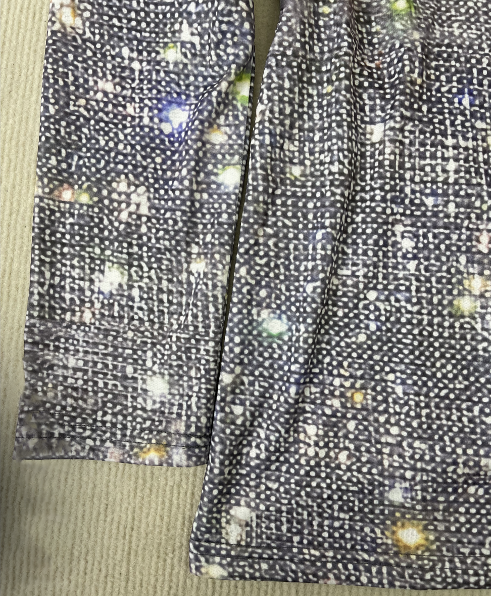 Glamora™ – Elegante Damen Glitzerbluse mit Langarm