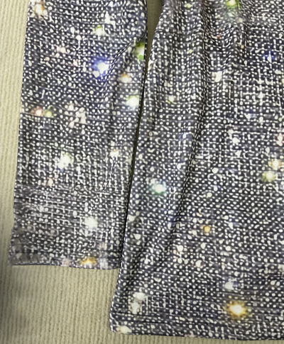 Glamora™ – Elegante Damen Glitzerbluse mit Langarm
