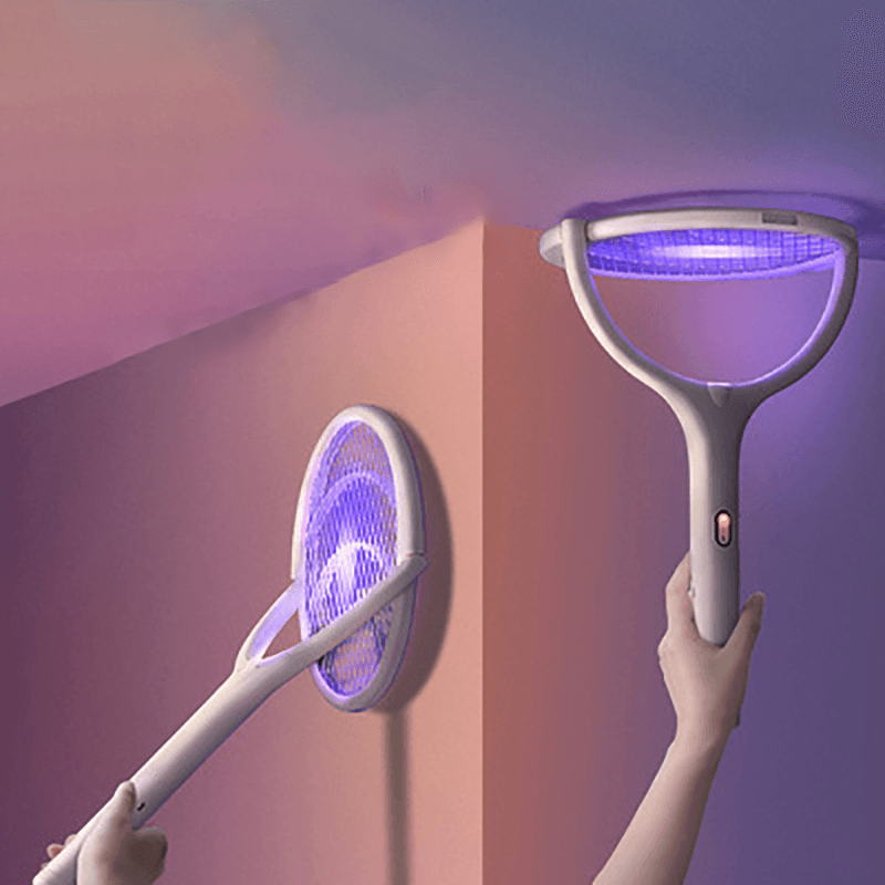 Elektrische Mückenklatsche | Leistungsstark & Sicher | Verstellbarer Winkel | Chemiefrei