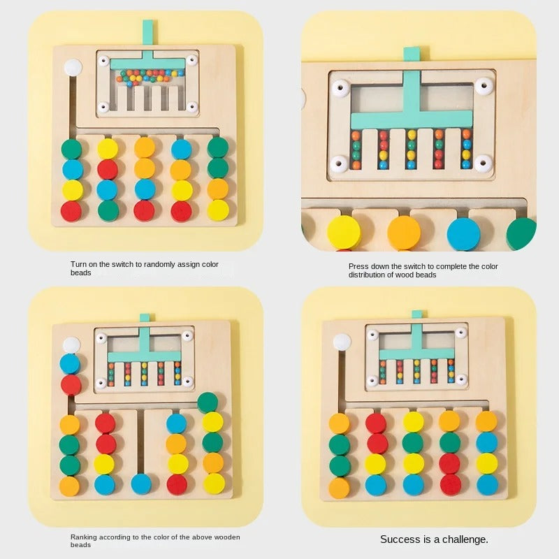 Holzpuzzle Spiel für Kinder | Lernspielzeug ab 3 Jahren | Fördert Motorik & kognitive Entwicklung