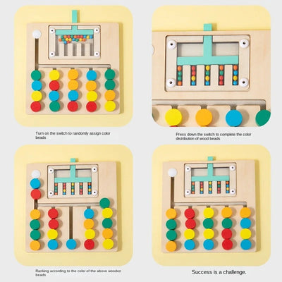 Holzpuzzle Spiel für Kinder | Lernspielzeug ab 3 Jahren | Fördert Motorik & kognitive Entwicklung