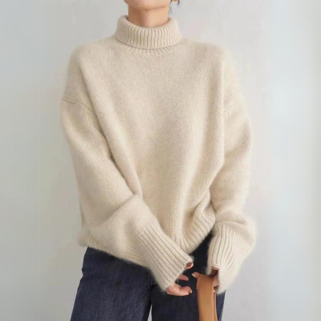 Karley | Weicher Rollkragenpullover aus Strick