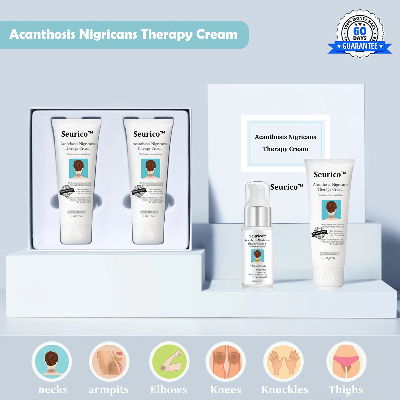 DermaPflege™ Acanthosis Nigricans Hyperpigmentierung Therapie Creme