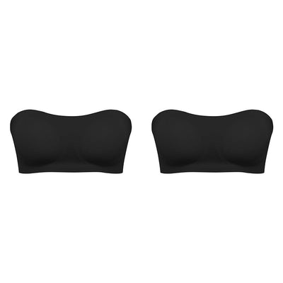 Damen trägerloser BH | Grip-Sure Seitenverschluss | Nahtlos & rutschfest | Herausnehmbare Pads