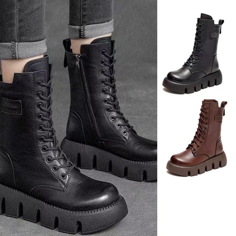 Orthopädische Damen Stiefel Laksha | Bequem & Rutschfest | Premium Leder | Fußunterstützend