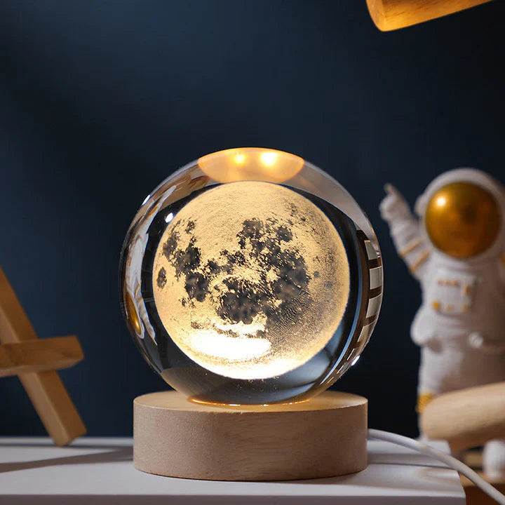 KosmischeSphäre™ 3D-Kristallkugel des Sonnensystems