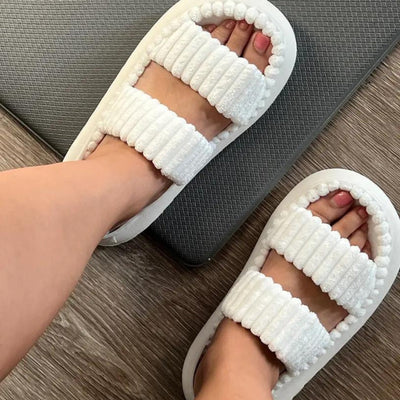 Damen Hausschuhe | Bequem & Rutschfest | Für Innen & Außen | Weiche Polsterung