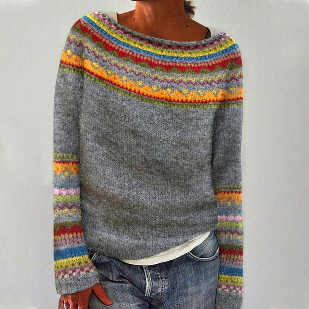 Viktoria | Retro-Strickpullover für moderne Looks
