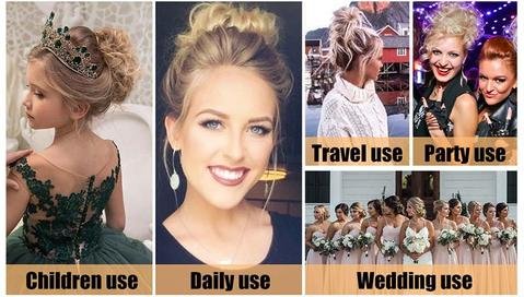 Haar Dutt Gummi | Messy Bun Erweiterung | Natürliches Aussehen | 74 Farben