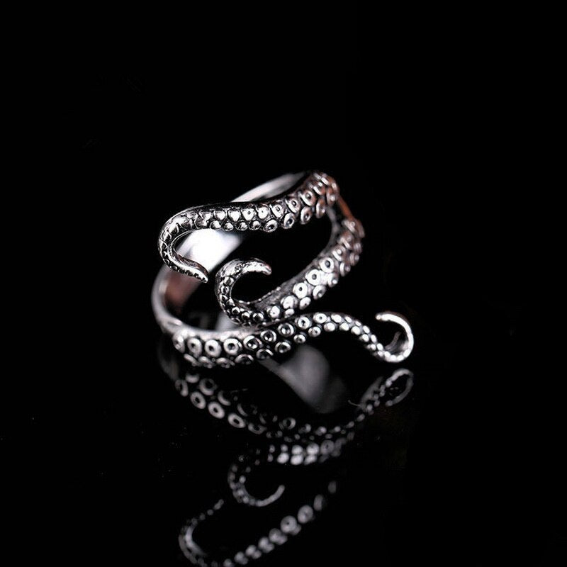 Damen Ring im Vintage-Chic | Katzen Knuckelring im Tiermotiv | Modischer Unisex Schmuck aus Zinklegierung | Party & Alltag