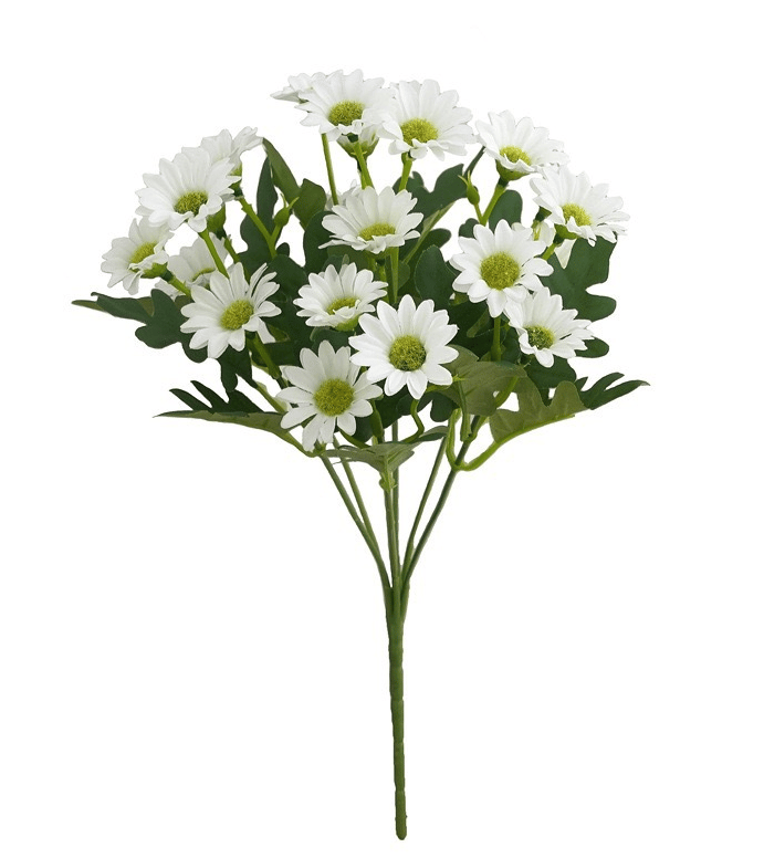 Künstliche Chrysanthemen | UV-beständig | Herbst-Deko für draußen | Naturgetreues Seidenmischgewebe