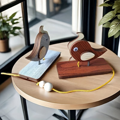 Specht Türklingel | Handgefertigtes Holzdesign | Nostalgisch & Kinderfreundlich