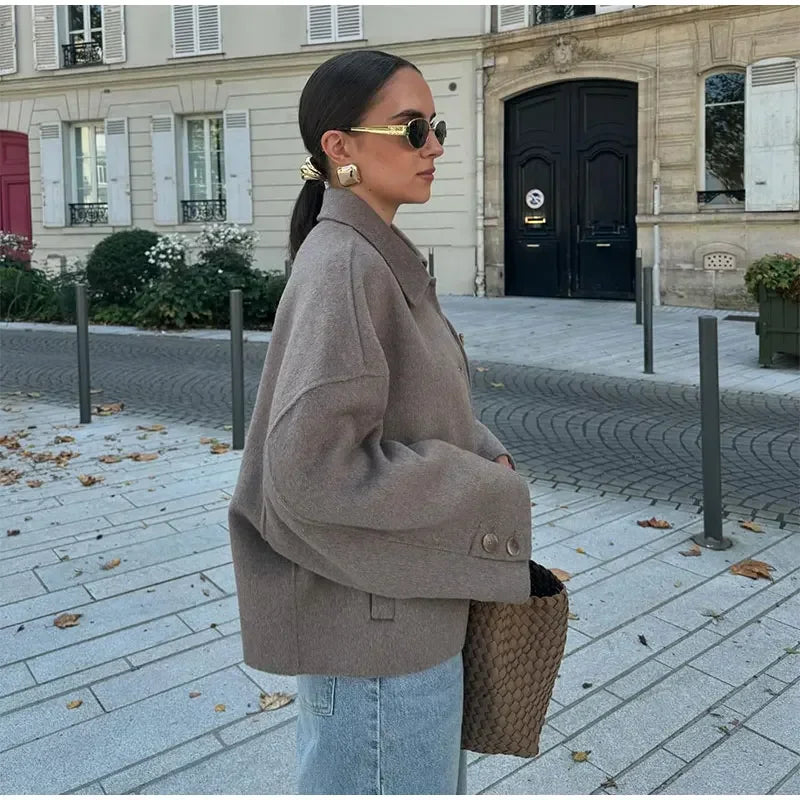 Theresa | Vielseitig kombinierbare elegante Übergangsjacke