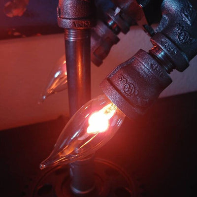 RaketenGlühen™ Dampfpunk-Raketenlampe