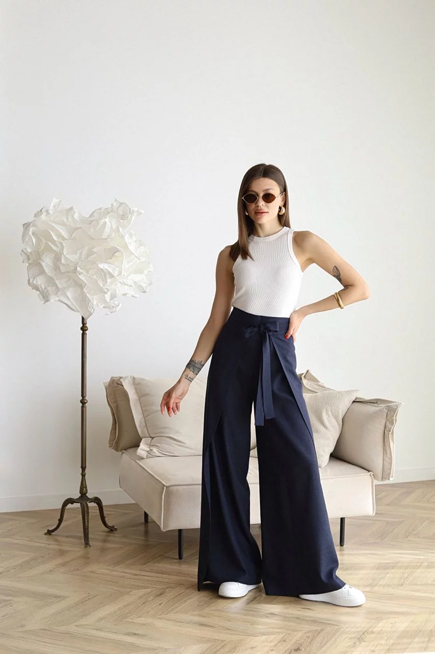 Greta™ Lose Leinenhosen
