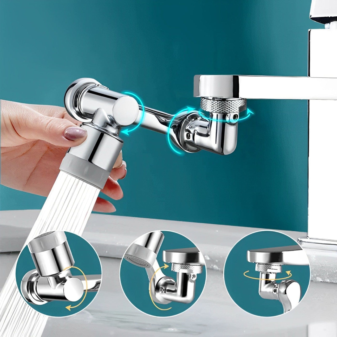Streamrotieren™ Einstellbarer Wasserdurchfluss