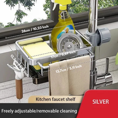 Aluminium Spülbecken Organizer - Halten Sie Ihren Bereich sauber