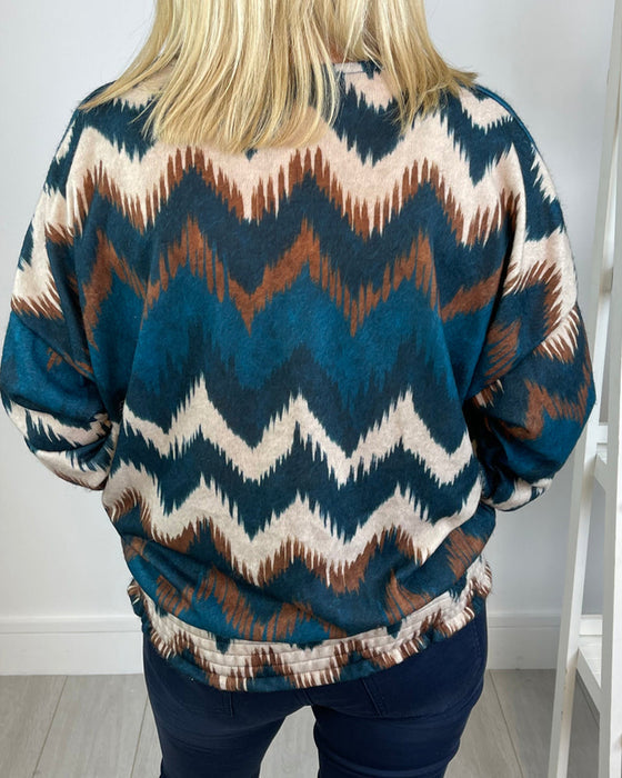 Nina | Elegante Bluse mit V-Ausschnitt