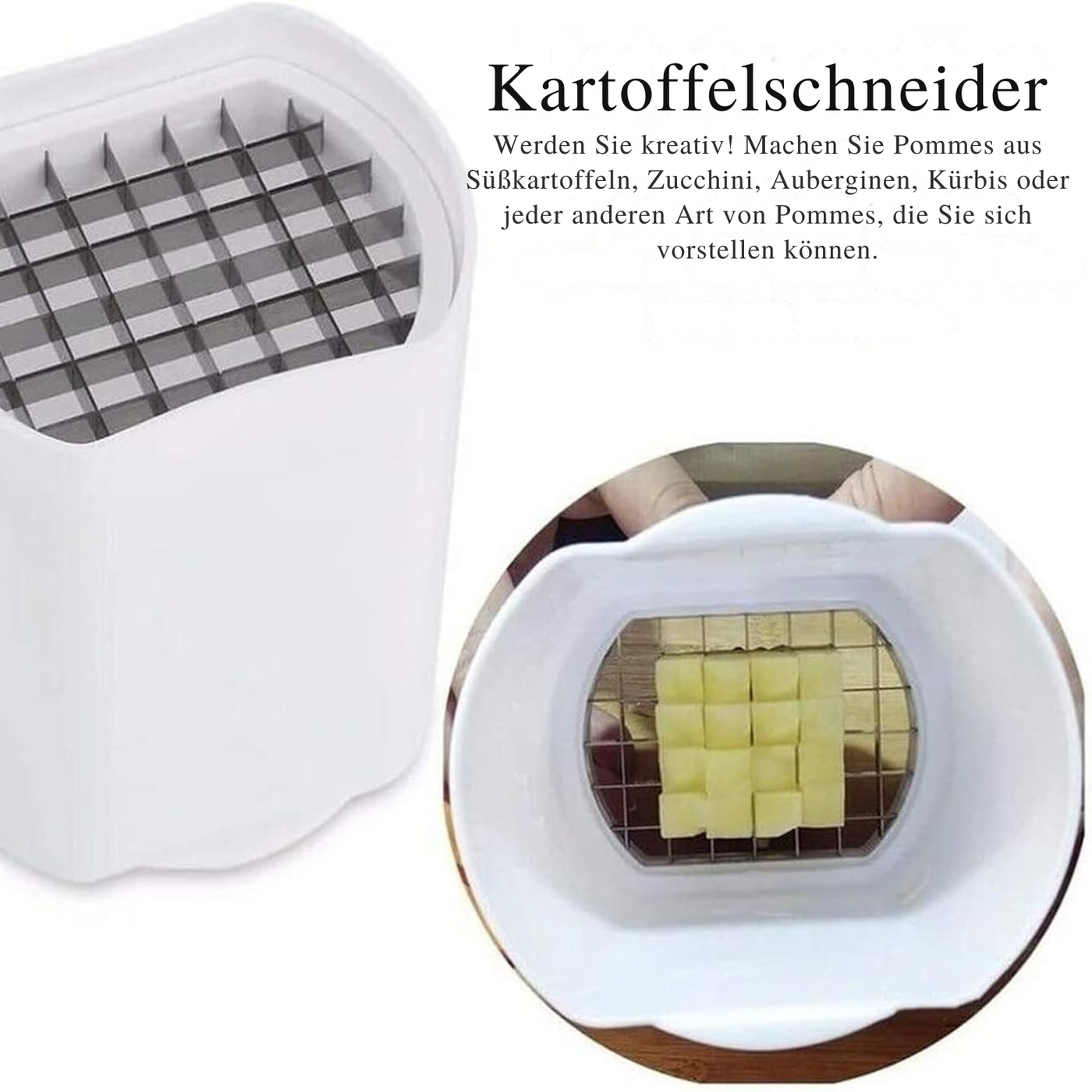 Knusperschneider™ Perfekt geschnittene Pommes frites