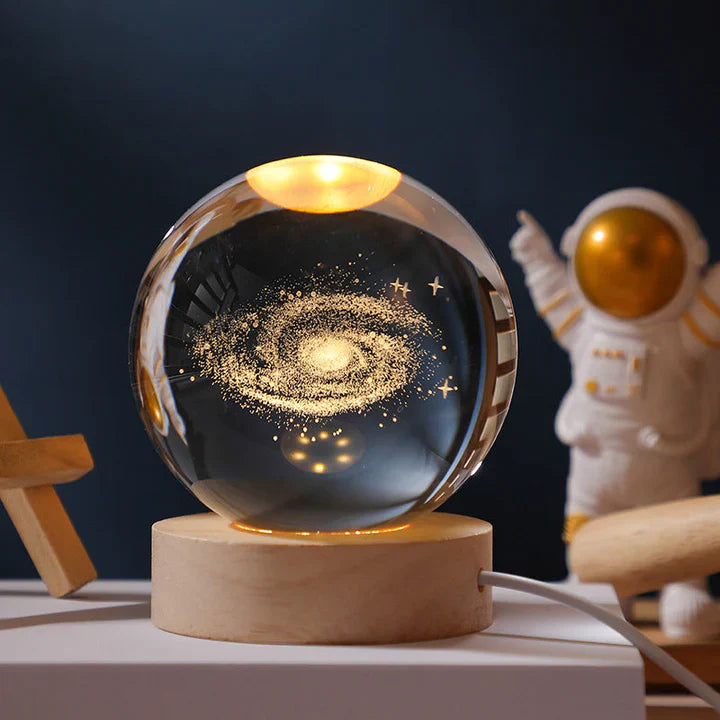 KosmischeSphäre™ 3D-Kristallkugel des Sonnensystems