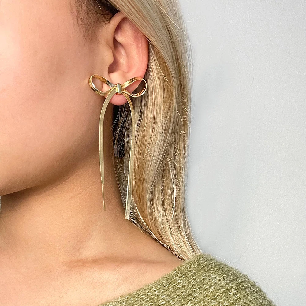 Gisselle™ Elegante Kette Schleife Ohrring