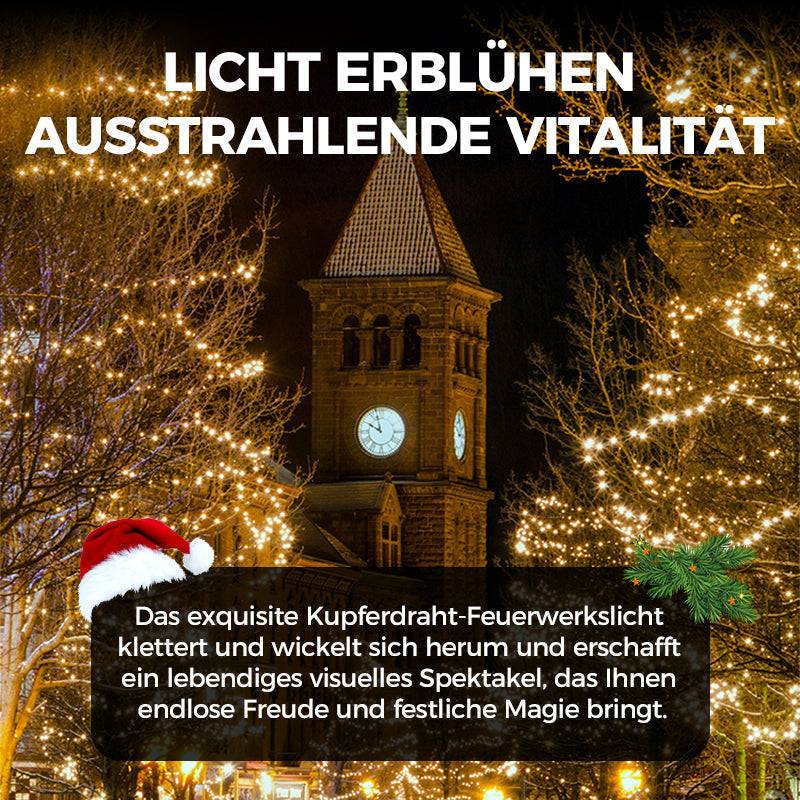 Weihnachtsdekoration | WeihnachtsCharme™ | Funkelnde LED Ornamente | Festlicher Glanz & Wiederverwendbar