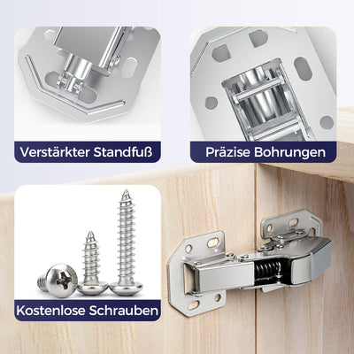 SchlossScharnier™ Einfach Montierbare Scharniere