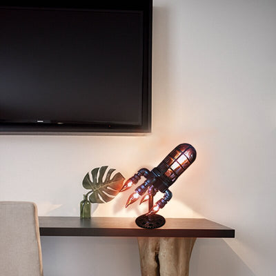 RaketenGlühen™ Dampfpunk-Raketenlampe