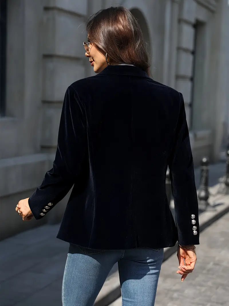 Bella | Weicher und eleganter Samtblazer für Damen