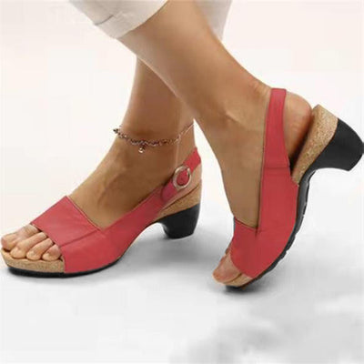 Bequeme elegante Schuhe mit niedrigem dicken Absatz (🔥KAUF 2 GRATIS VERSAND)