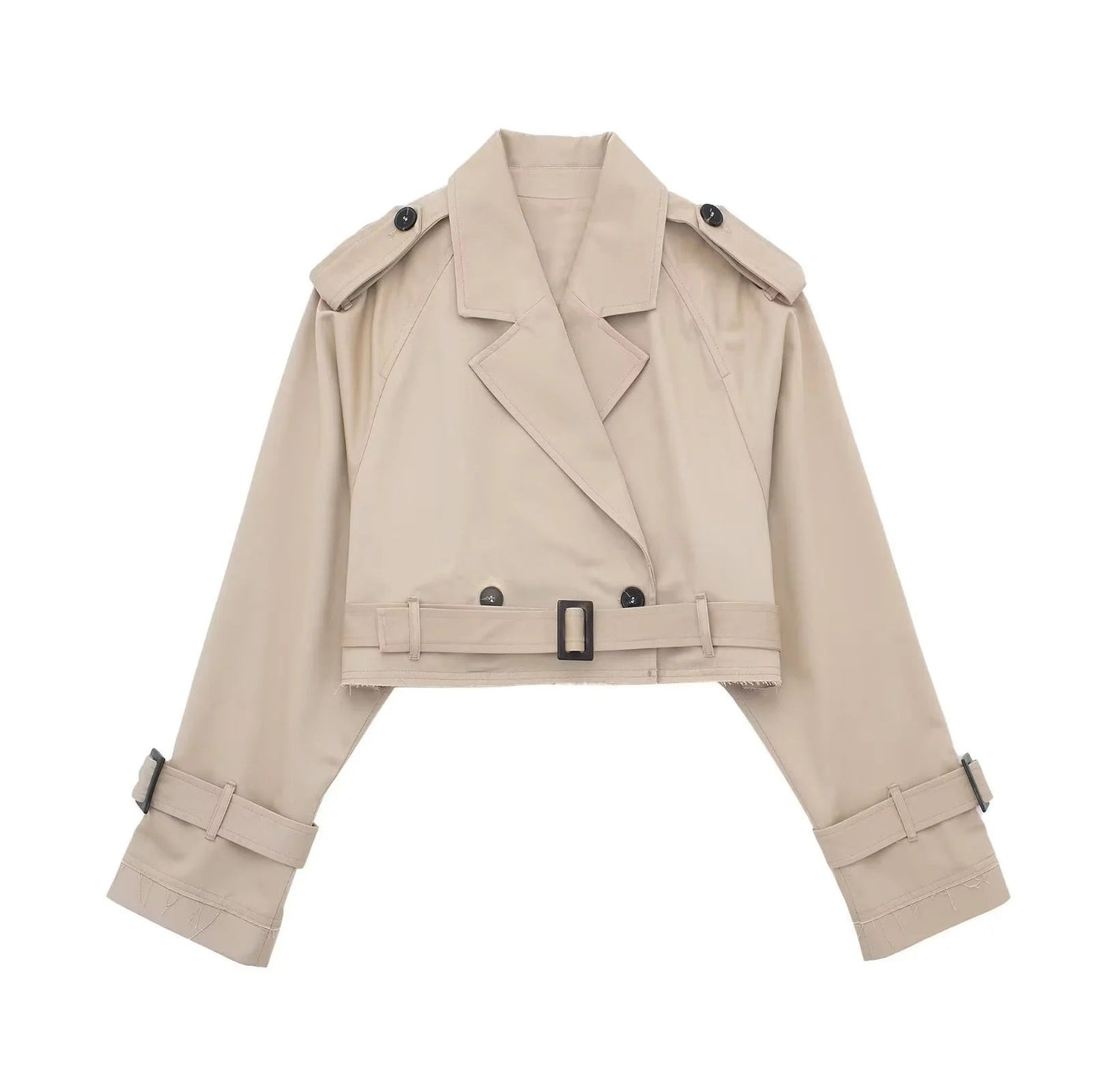 Yara - Stilvoller kurzer Trenchcoat